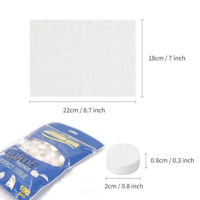 Classycoo Compressed Towel 100 PCS Mini Tablets Disposable Portable Face Towel