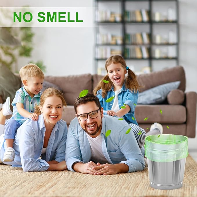 Small Trash Bags 4-6 Gallon, Inwaysin 200 Count Biodegradable Trash Bags 4
