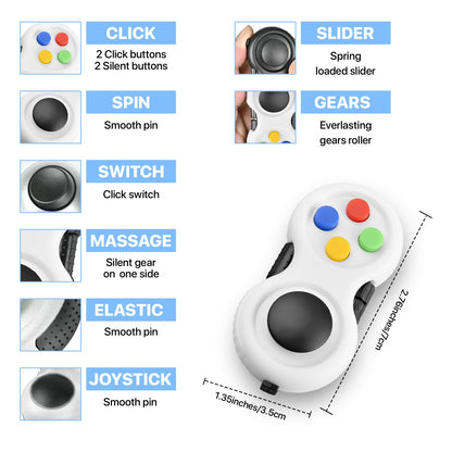 Dr.Kbder Fidget Toys Adults Set, Easter Basket Stuffers Gift for Kids Teen Cool Gadget Sensory Pack with Figette Spinner Cube ADHD Anxiety Relief Stress Magnetic Ring Office Desk Manget Toy for Boys…