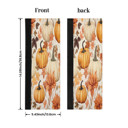 DXTKWL Fall Pumpkin Maple Leaves Refrigerator Door Handle Covers Set of 2 Kitchen Appliance Handle Covers Protector for Fridge Microwave Stove Oven Dishwasher