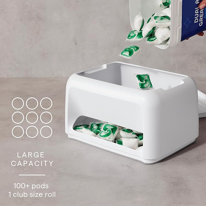 YouCopia SinkSuite Bag & Pod Dispenser, Standing Garbage Bag and Dishwasher Pod