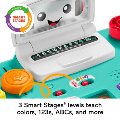 Fisher-Price Baby & Toddler Activity Table, Laugh & Learn Mix & Learn DJ Table, Musical Learning Toy with Lights & Sounds, UK English Version, HTK83