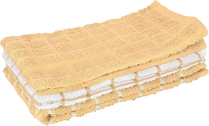 Ritz Premium 100% Cotton Terry Check Kitchen Dish Towels