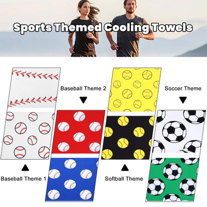 HMGES 2pcs Softball Cooling Towels for Bogg Bag – 160GSM Breathable Ice Towels, Thickened Chilly Sports Accessories for Beach/Gym/Travel/Workout, Bogg Bag Companion,Sweat-Absorbing/Quick-Drying