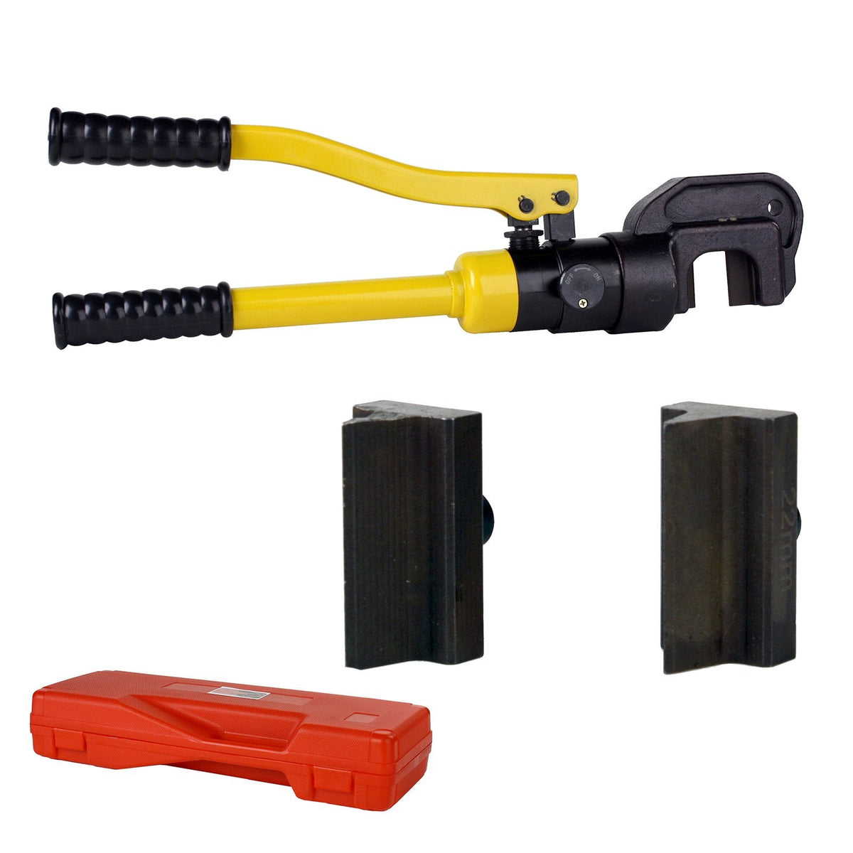 Steel Dragon Tools 22A Handheld Hydraulic Rebar Cutter with Extra Blade Set