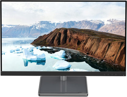 Lenovo L22e-40 Monitor, 21.45” FullHD Resolution, 250 nits Brightness, 75Hz Refresh Rate, AMD FreeSync, HDMI and VGA Ports, Tilt-Adjustable Stand, Natural Low Blue Light, Cloud Grey