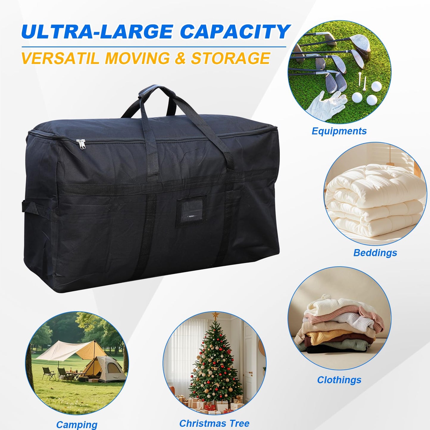 Christmas Tree Storage Bag 4 FT Heavy Duty Storage Tote