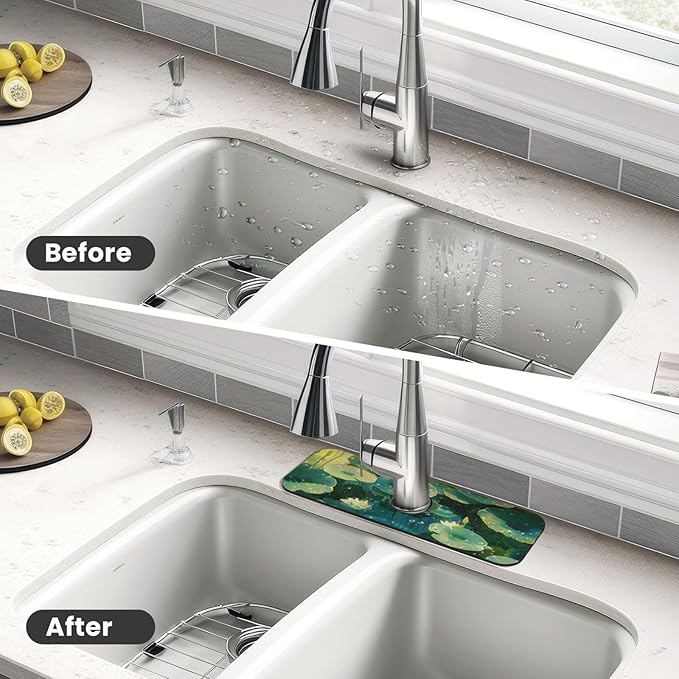 Faucet Draining Mat For Kitchen Sink