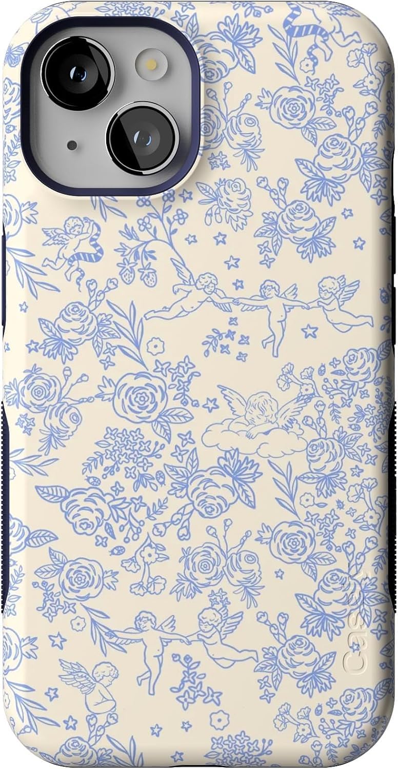 Casely iPhone 14 Case | Pastel Garden | Sunday Best | Compatible with MagSafe | Bold Protective Design