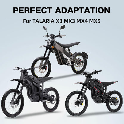 CHANGCHENG Dirt Bike Foot Pegs Footrests CNC Aluminum for Talaria X3/MX3/MX4/MX5 Talaria Komodo Electric Dirt Bike Black