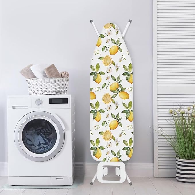 Lemon Ironing Board Cover Standard Size Iron Board Cover, Stain Resistant