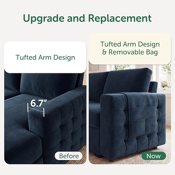 HONBAY Sectional Sleeper Sofa