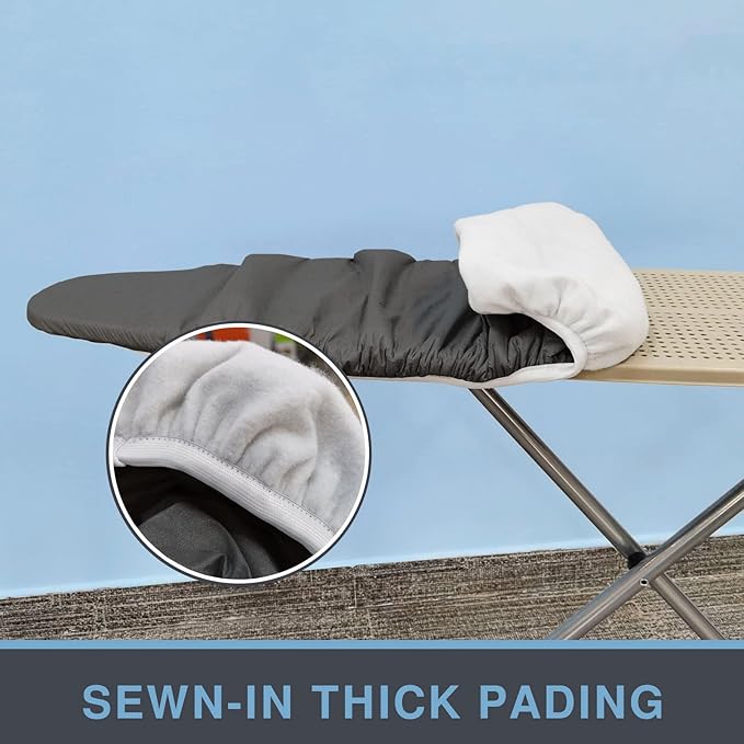Ironing Board Cover and Pad, Standard Size 15x54, Thick Padding, Elastic Edge