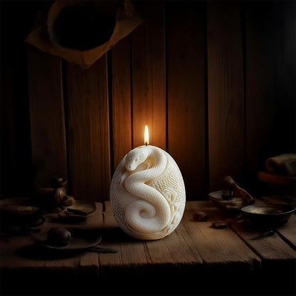 4 PCS Snake Candle Mold, 3D Animal Silicone Mold for Candle Making, Epoxy Resin Casting Mold for Soap DIY Handcraft, Perfect for Gothic Halloween Home Decor Party Festive Days Ornament
