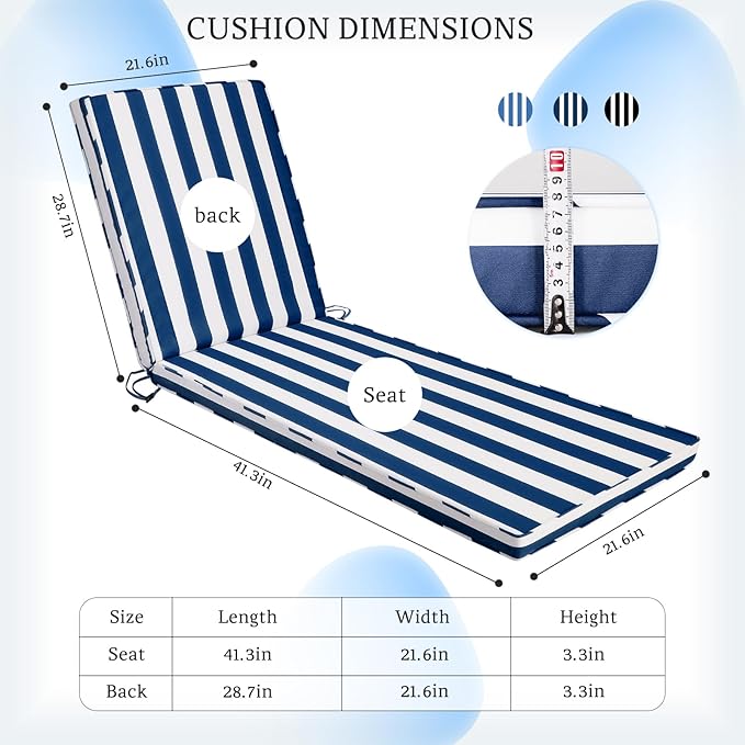 Chaise Lounge Cushions Outdoor