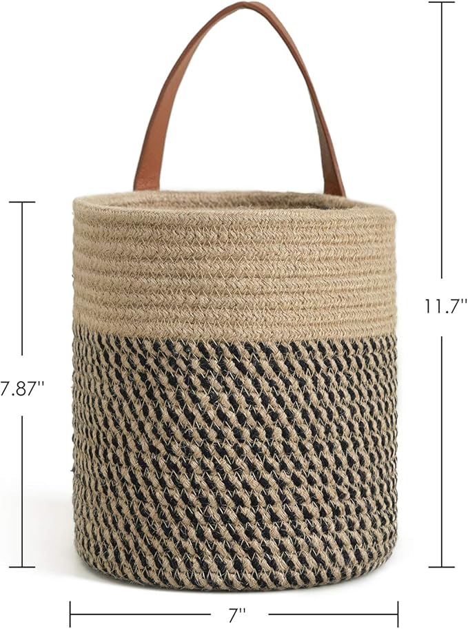 Goodpick 2pack Jute Rope Hanging Basket