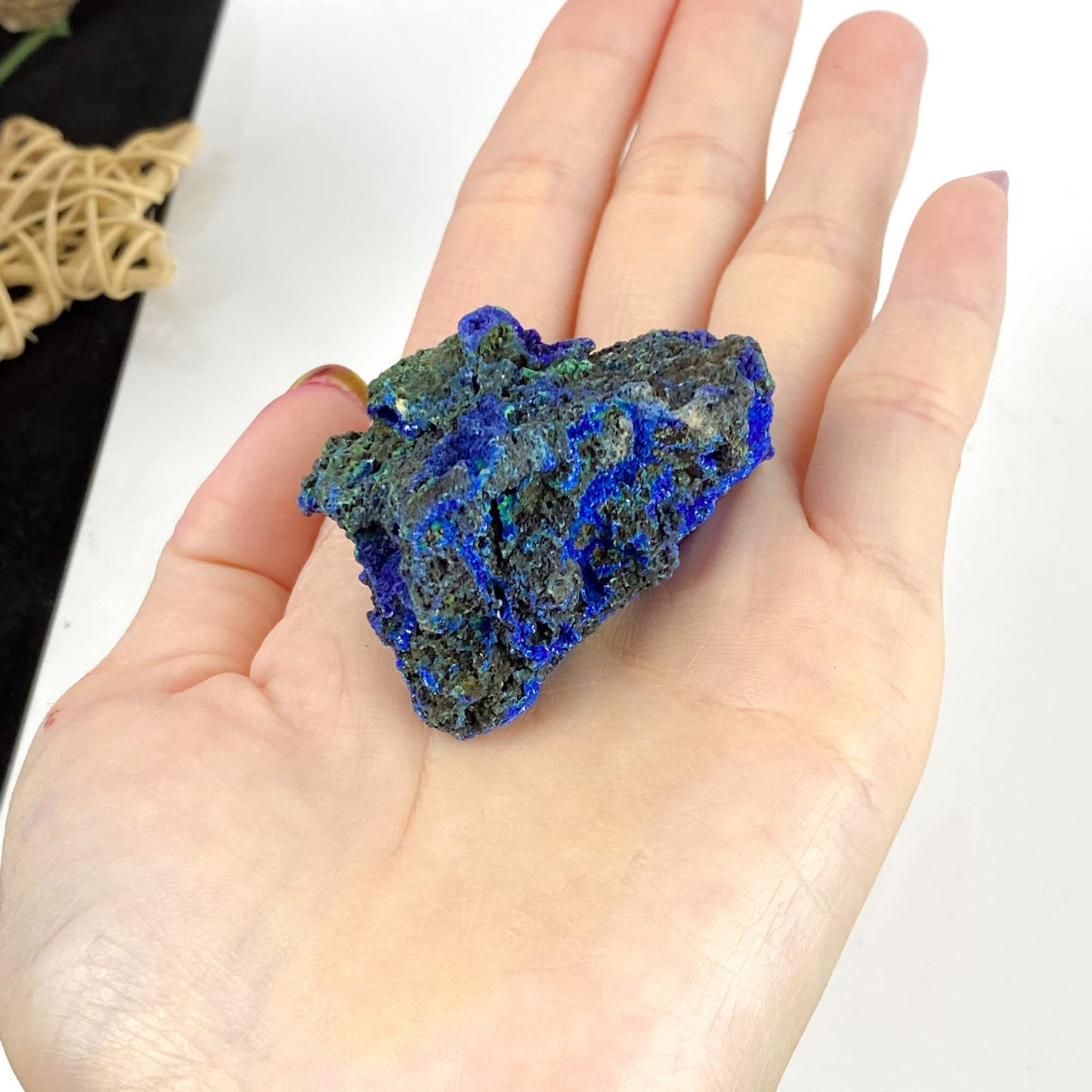 Natural Azurite Seven Chakra Reiki Malachite Mineral Specimen (30-50mm)