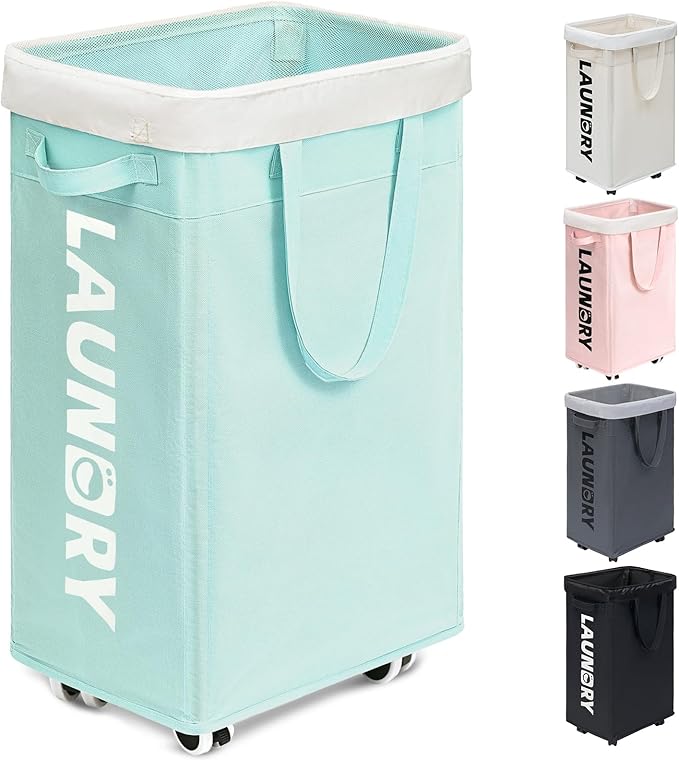 Goodpick Rolling Laundry Basket