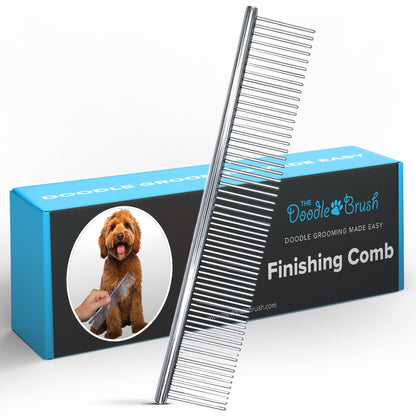 The Doodle Brush, Dog Combs for Grooming, Metal Comb for Dogs, Goldendoodle, Great for Poodle, Labradoodle, Cockapoo & Goldendoodle - Finishing Combs for Dogs & Doodles