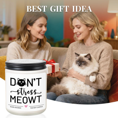 Cat Lover Gifts for Women Men, Black Cat Gifts, Mothers Day Fathers Day Birthday Christmas Gift for Cats Mom/Dad, Lady, Girls, Boys, Anxiety Relief Cats Themed Decor