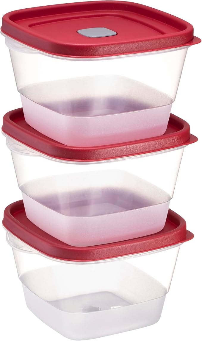 Tribello BPA-Free Plastic Food Storage Set, Dishwasher Safe: Perfect