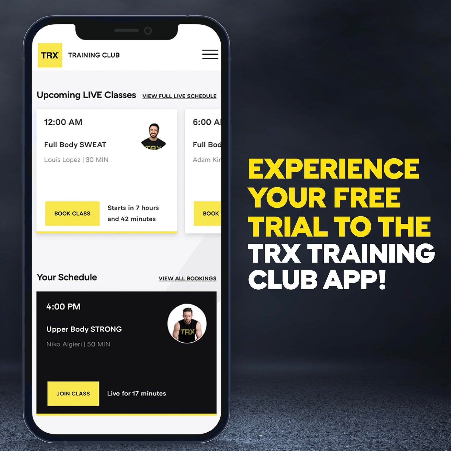 TRX Training Strength Band Set for Working Out, Full-Body Resistance Bands for Home and Gym Use, 79.5-Inch Circumference, 5 – 70 Pounds, Pack of 4