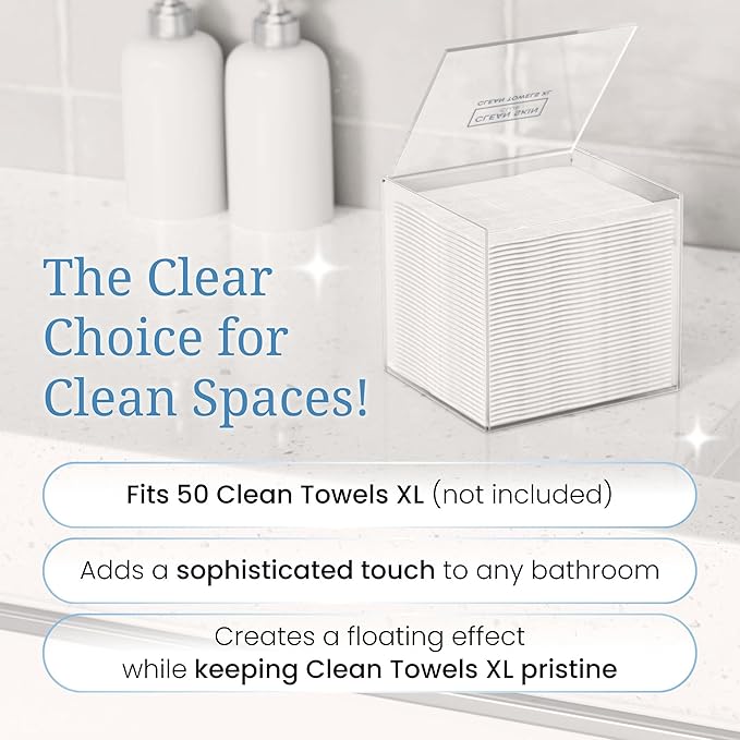 CLEAN SKIN CLUB Clear Acrylic Box