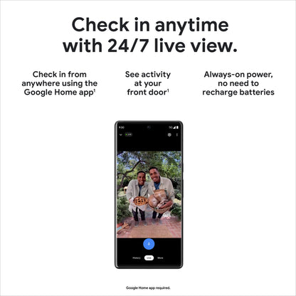 Google Nest Doorbell (Battery) - Ash
