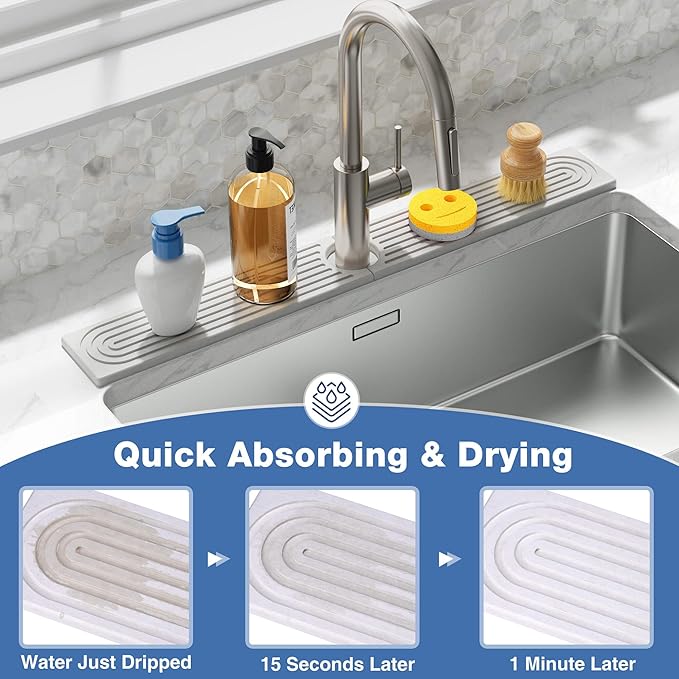 DK177 Faucet Mat for Kitchen Sink