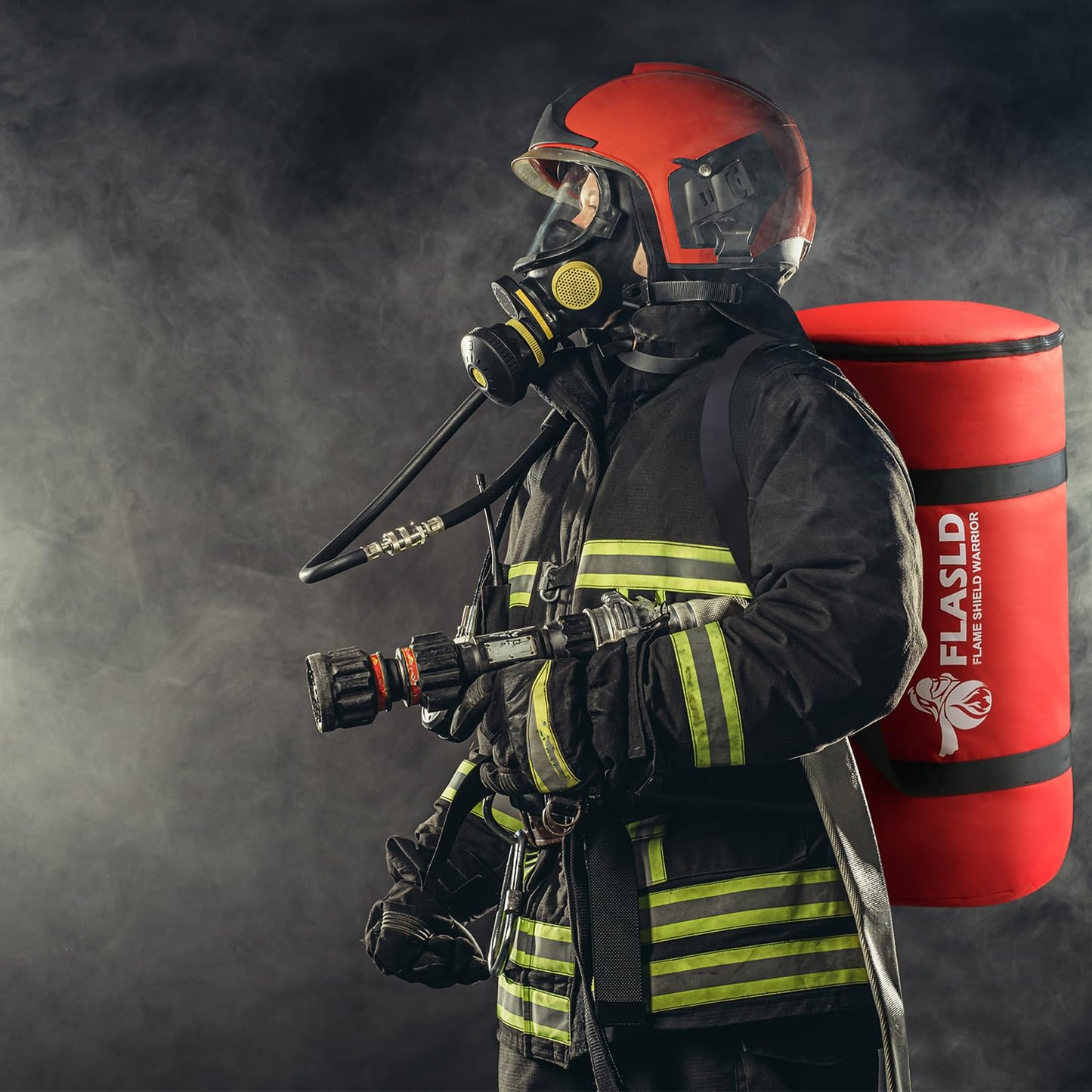 FLASLD Car Fire Blanket, Large Fireproof Blanket Fire Extinguisher Blanket for Electric/Fuel Vehicle Accidents, Silicone Coated Fibergalss Cover, Heat Resistant Fire Suppression Blankets 20ft x 26.5ft