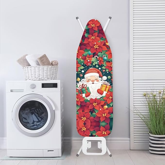 Heavy Duty Ironing Board Cover and Pad Thick Stain Resistant Padding Scorch &