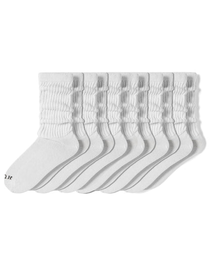 HUE Women's Slouch Socks, Slouchy Socks for Women (6-Pack)