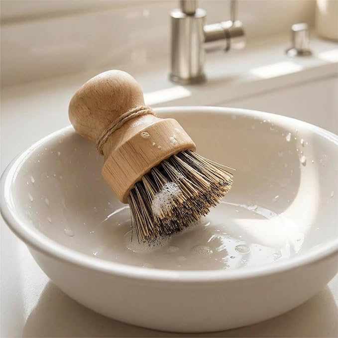 Wooden Dish Scrub Brush