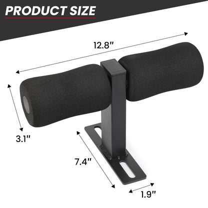 Nordic Hamstring Curl Squat Rack Attachment, Sit Up Assistant Device Abdominal Core Workout, Bulgarian Split Squats, for Power Rack Power Cage