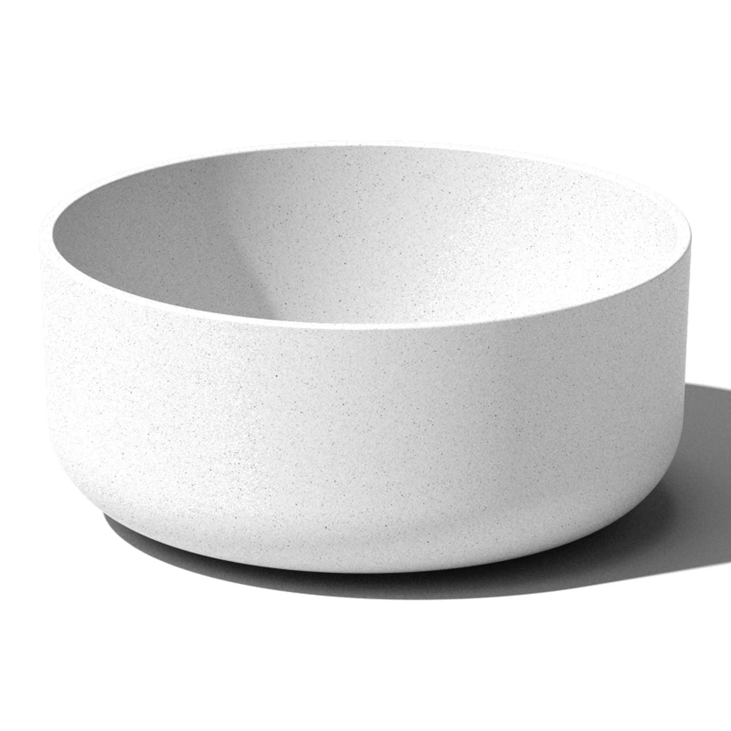 Veradek Mason Series Kona Bowl Planter - Round Planter for Indoor or Outdoor Tabletop/Balcony | Durable Plastic-Stone Composite Material | Modern Décor for Flowers, Succulents, Small Plants