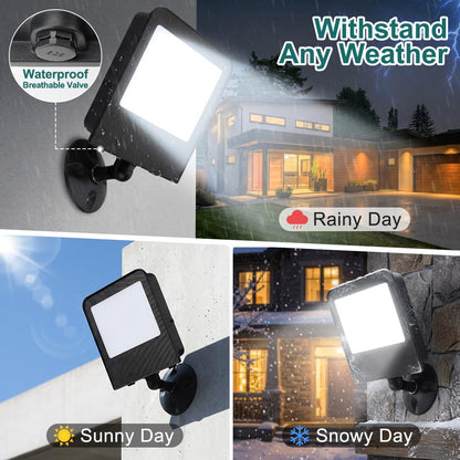kadision 150W LED Flood Light, 18000lm 5000K Daylight 120-277V IP65 Waterproof Outdoor Flood Lights for Street Yard Parking Lot Security Lighting, Adjustable Knuckle Mount, 4-Pack