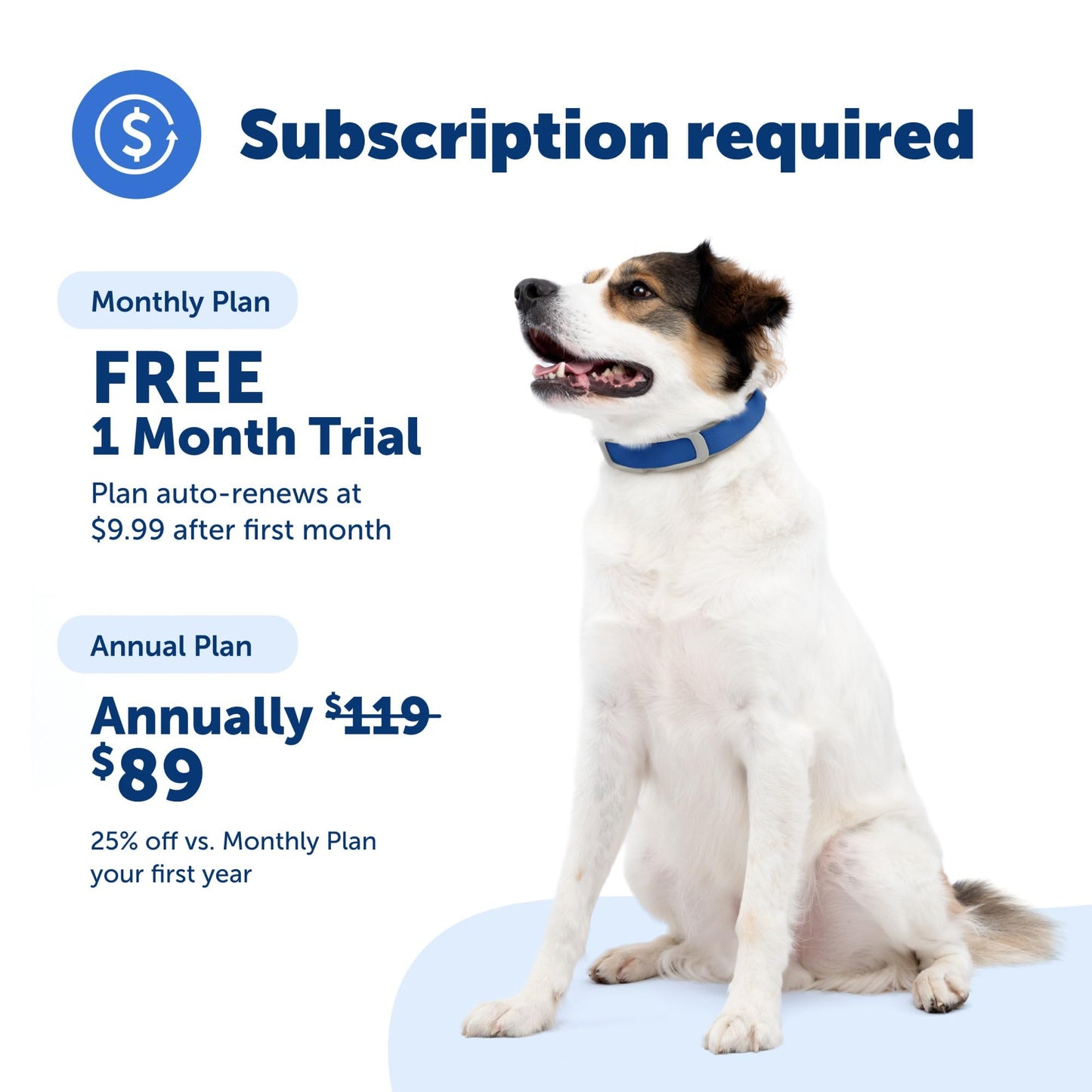 PetSafe Guardian GPS + Tracking Dog Fence Collar Pet Safe GPS Dog Collar Fence System, with App Waterproof Rechargeable Collar, Tracking for Dogs (Blue, Grey)