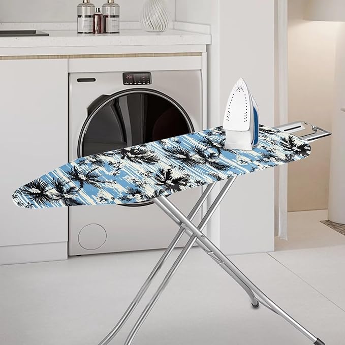 Blue Palm Ironing Board Covers Standard Stylish Washable Ironing Board