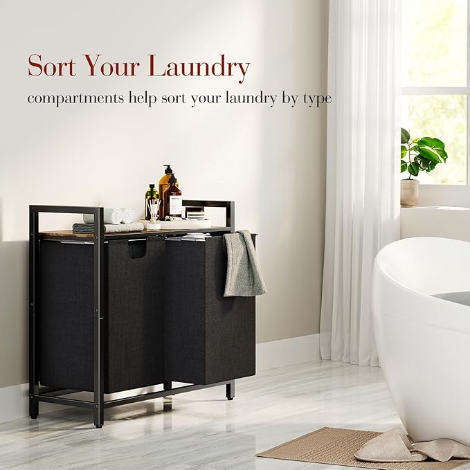 Kitstorack Laundry Basket Organizer, Laundry Hamper