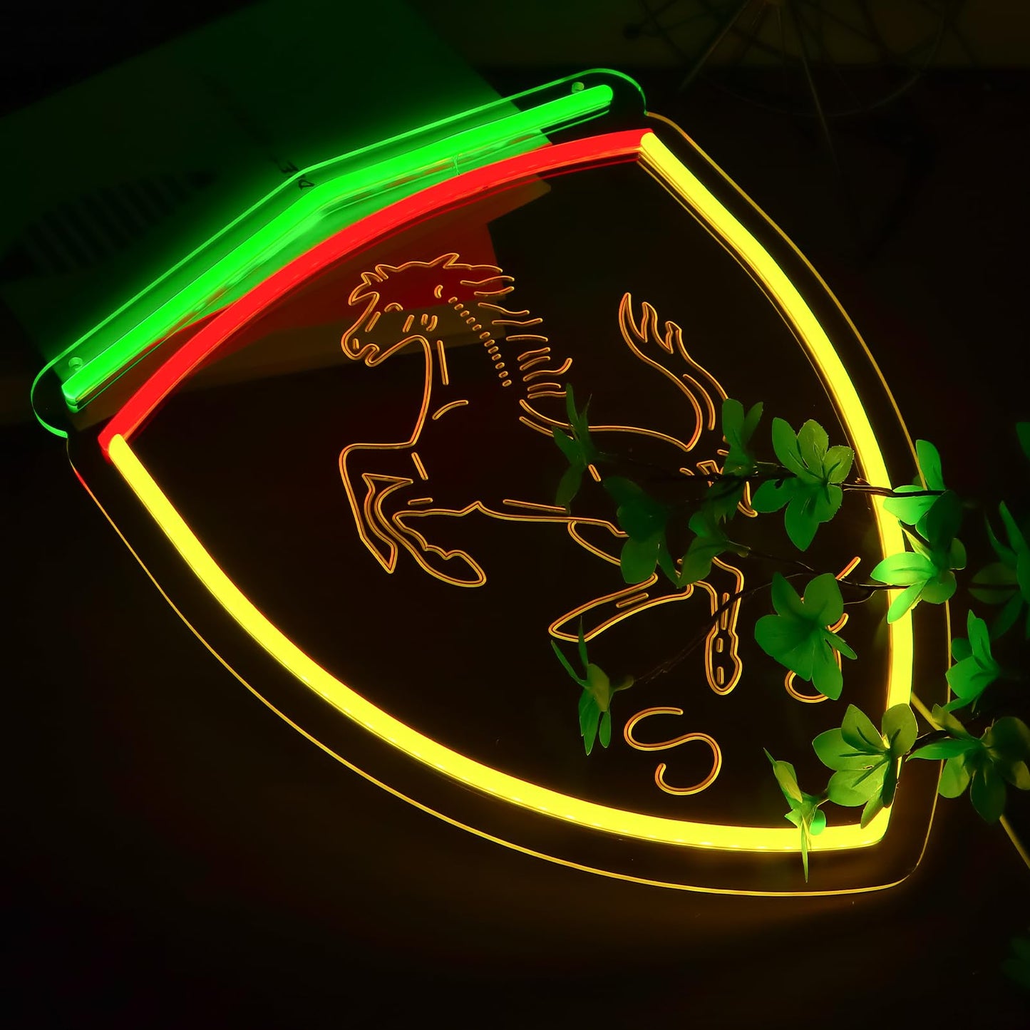 BNBIDEN Garage Neon Signs for Wall Decor,Dimmable Car Neon Light,Man cave Bedroom Game Room Office Decoration,Birthday Gifts