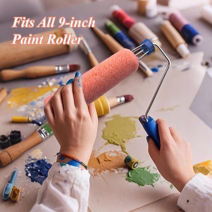 Foam Paint Roller, 10 Pack, 6 Inch High Density Foam Roller, Mini Paint Roller Covers for Smooth Paint Application, No Lint Shedding on Walls, Cabinets, Doors