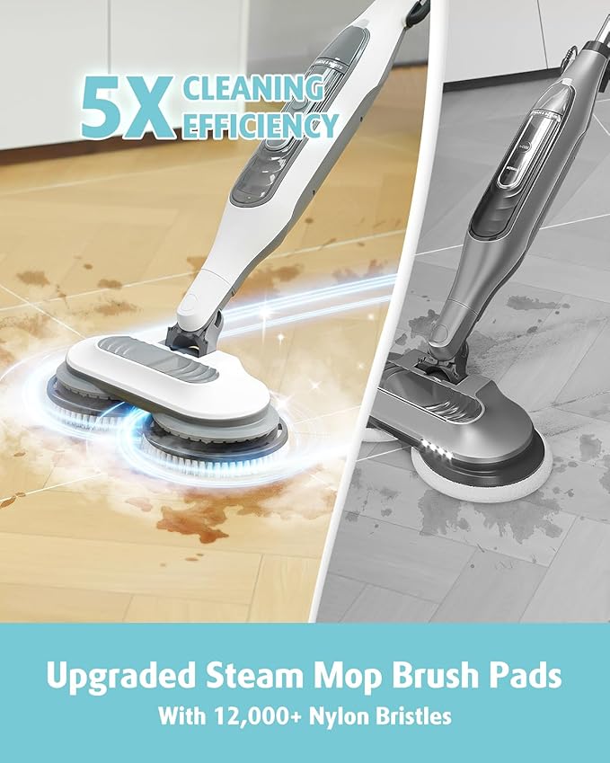 AIR U+ Newly Upgraded Steam Mop Replacement Brush Pads