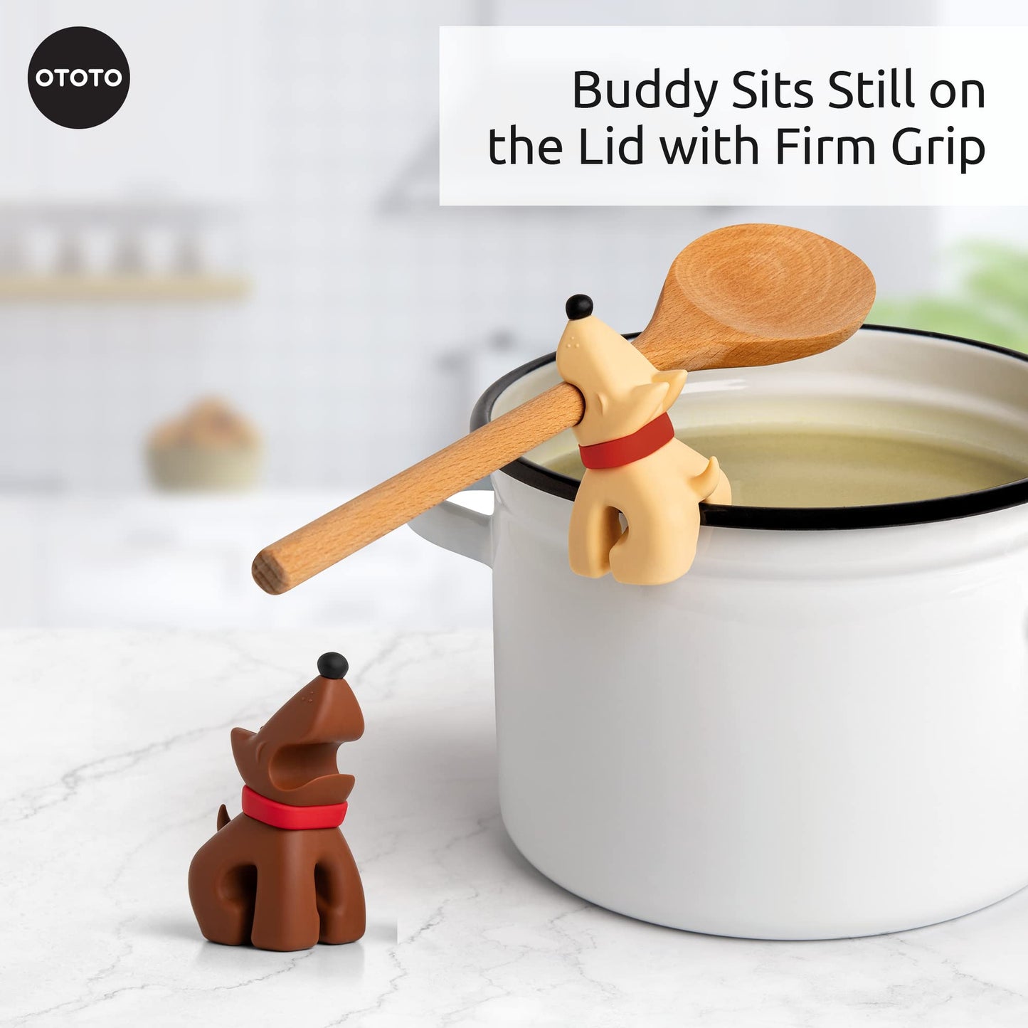 Funny Spoon Holder by OTOTO - Spoon Rest for Stove Top - Cooking Gadgets, Cooking Gifts, Cool Kitchen Gadgets, Cool Gifts, Cute Kitchen Accessories