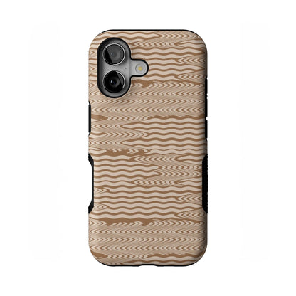 Casely iPhone 17 Case | Blue Stripes | Sunday Best | Compatible with MagSafe | Bold Protective Design