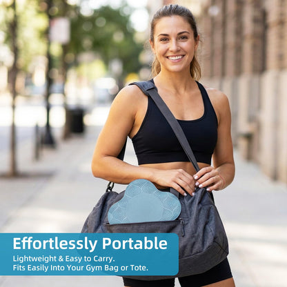 Yoga Knee Pads Set of 2 – Extra Soft Non-Slip Yoga Knee Pad Cushion for Knees Elbows Wrists – Pilates & Workout Knee Pads for Floor Exercises, Kneeling, Stretching, Fitness, Blue