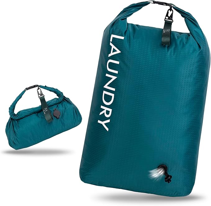Travel Laundry Bag, Vacuum Compression Dirty Clothes Travel Bag, Waterproof