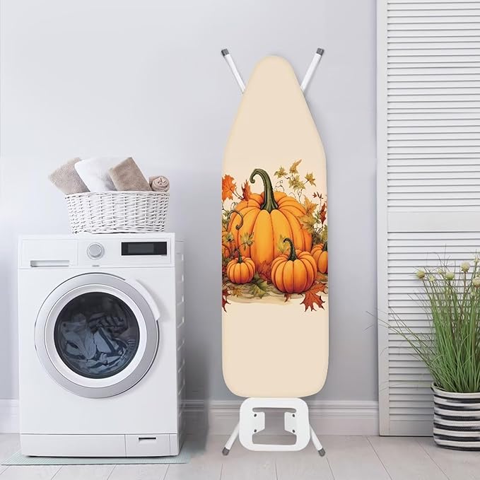 ZDCUSTOM Orange Pumpkins Ironing Board Cover 13x52 Inch Standard Ironing Board