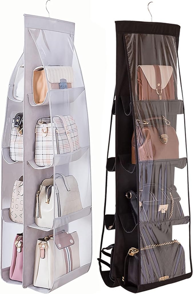 AARAINBOW 2 Packs Hanging Handbag Purse Organizer, Handbag Organizer