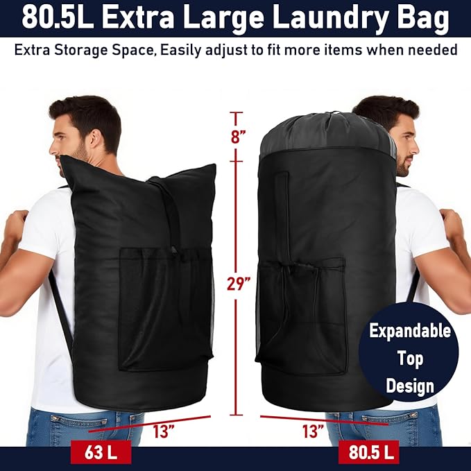 Laundry Bag Backpack Extra Large Travel Laundry Bags