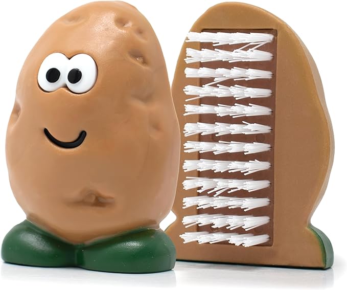 Joie Spud Dude Potato Brush, Vegetable and Fruit Scrubber, Produce Cleaner
